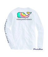 Vineyard Vines Men’s L/S Tie Dye Whale Fill Tee.White.Sz.XL.MSRP$39.99 - £28.65 GBP