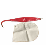 Spalding Golf Bag Strap And Rain Cover For Vintage White And Red Cart Bag - $24.95