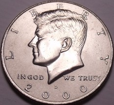 United States Unc 2000-D Kennedy Half Dollar~Free Shipping - £2.49 GBP