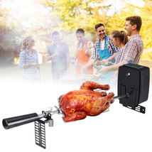 Bbq Rotisserie Kits Grill Spit Roaster Charcoal Pig Chicken Beef Motor +Rod+Fork - £65.94 GBP