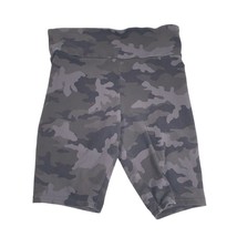 Wild Fable Women Gray Camo High Waisted Bicycle Shorts Stretch Medium 26&quot; Waist - £11.21 GBP