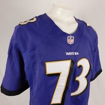 Baltimore Ravens Nike On Field Purple Jersey 73 Marshal YANDA Sz 52 Stitch Signd - £59.79 GBP