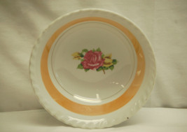 Old Vintage 7-1/8&quot; Lustreware Serving Bowl Rose Pattern Fine China of Japan - £11.66 GBP