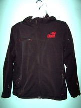 PORT AUTHORITY Mens Black Hooded Thin Jacket Size M (UTE ENERGY) - £11.76 GBP