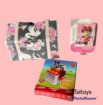 5 Surprise Mini Brands DISNEY STORE Minnie Mouse Lot of 3: Toy Kitchen Set &amp; Bag - £4.62 GBP