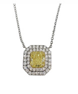 Tiffany Soleste Yellow Diamond Platinum Pendant - $180,077.54 MXN