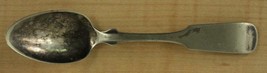 Antique Rogers Bros 1874 Silver Plate Plain Pattern Teaspoon Monogrammed ME - £8.87 GBP