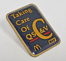 Taking Care of QSC&amp;V Kay fMcdonalds Lapel Pin Collectible QSC &amp; V Tie Tack - €17,38 EUR