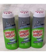 3 X Spray n Wash Max Gel Stick Stain Remover - Easy Use Scrub Top 6.7 oz... - £21.04 GBP