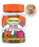 Haliborange for Kids 3-7 Omega 3 &amp; Multivitamins 30 Orange Softies - 2 Pack - $27.11 CAD
