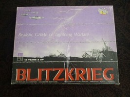 Vintage 1965 Avalon Hill Blitzkrieg Board Game Complete & Semi Punched  - $74.25