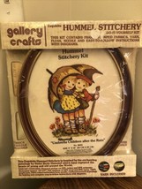 Vintage Hummel Stitchery Kit 9”x12” “Umbrella Children After The Rain” #... - $13.25