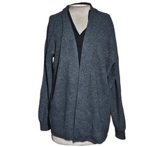 Grey Cardigan Merino Wool and Cashmear Blend Sweater Size XL - $44.55