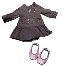 American Girl 18&quot; Doll Clothing Licorice Play Dress &amp; Shoes Set - £18.76 GBP