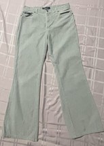 vtg y2k 00s L.E.I. lei flared stretch corduroy pants jeans sz 13 Juniors tan - £28.23 GBP