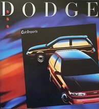 1989 Dodge COLT sales brochure catalog US 89 E GT Mitsubishi - £4.72 GBP