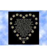 Custom Engraved Pet Name Plate, GOD ONLY TAKES THE BEST, Pet Loss, Dog, Cat - £38.77 GBP