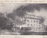 Vintage 1906 Real Photo Postcard RPPC Undivided San Francisco Fire Front St - $10.64