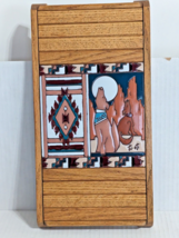 Vintage TU-OTI Earthtones Southwest Coyote&#39;s Howling Tile Kitchen Trivet... - £16.44 GBP