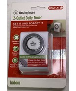 Westinghouse 2-Outlet Daily  Timer - $16.20 CAD