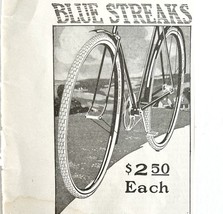 Goodyear Bicycle Tires Blue Streaks 1917 Advertisement Antique Bikes DWII10 - $28.00 CAD