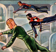 Jets, Rockets, Spacemen Bowman Gum #85 1951 EX/VG+ At Kroto's Radial Cen... - $18.99