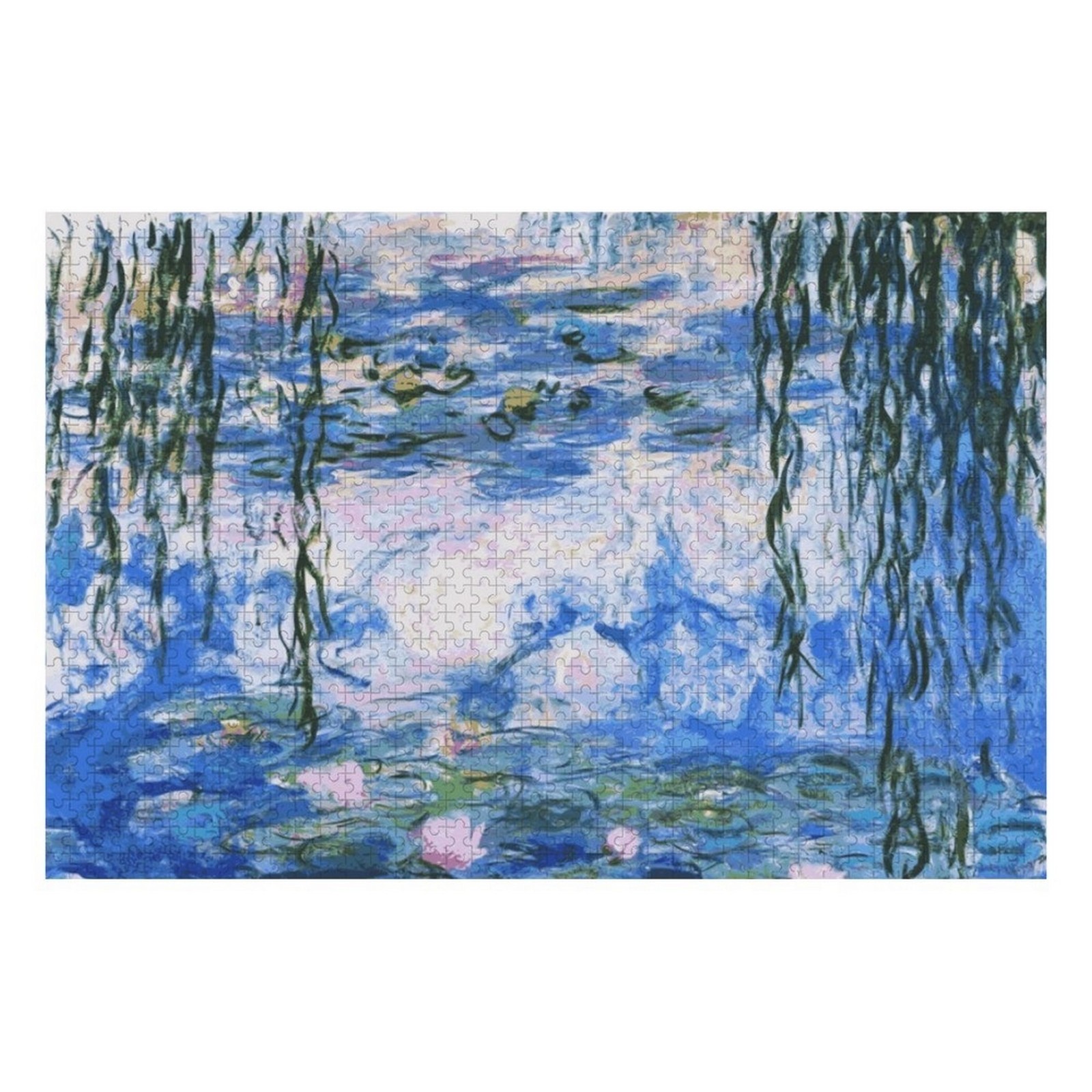 Water Lilies Claude Monet Wooden Photo Puzzle (1000 Pieces)