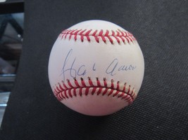 Hank Aaron Mvp Braves Brewers Hof Signed Auto Vintage Baseball Steiner Beauty - £316.53 GBP