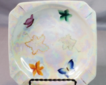 Lipper &amp; Mann  Butterfly Lustreware Ashtray Catchall Dish Porcelain 1940... - $9.85