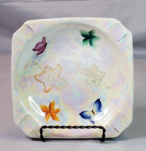 Lipper &amp; Mann  Butterfly Lustreware Ashtray Catchall Dish Porcelain 1940s/50s - £7.71 GBP
