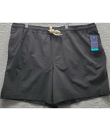 Trinity Coast Trunk Shorts Mens 2XL Black Swimwear Mesh Lined Casual Dra... - $27.89 CAD