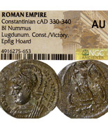 EXTRA RARE RIC R4 Epfig Hoard NGC AU Constantinopolis Constantine the Gr... - £348.92 GBP