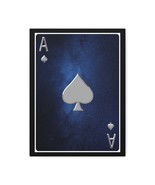 Ace Of Spades Space Background Playing Card Canvas Wall Art for Home Dec... - $85.49+