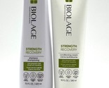 Biolage Strength Recovery Shampoo 13.5 oz &amp; Conditioning Cream/Damaged 9... - £30.14 GBP