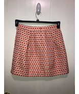 NWT J. Crew Geometric Print Pleated Skirt B8248 Womens SZ 6 Lined - $370.47 MXN