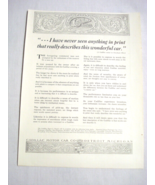 1917 Ad Cadillac Standard of the World - $13.77 CAD