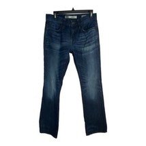 BKE Buckle Mens Jeans Size 30L Aiden Dark Wash Blue Denim Zip Fly Pockets - £29.15 GBP