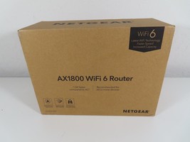 NETGEAR AX1800  WiFi 6 1000 Mbps 4 Port Wireless Router R6700AX-1AZNAS - $59.35