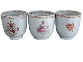 c1820 Chinese Famille Rose small coffee cups - £107.36 GBP