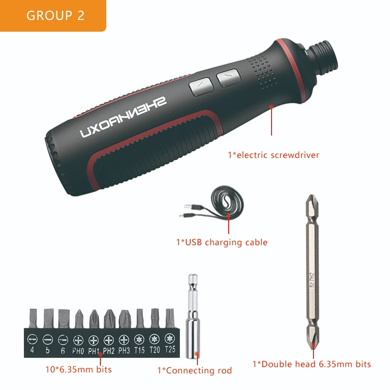 Super Torque Mini Electric Screwdriver Mini Drill 4.2v 2000mah Lithium Battery R - £165.27 GBP