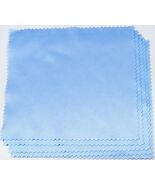 5PCs Microfiber Blue Cleaning Cloth Wipes for Eyeglass Sunglasses Phone ... - $100.85 MXN