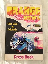 1977 Orange Bowl Football Program Ohio State vs Colorado Press Book - £26.86 GBP