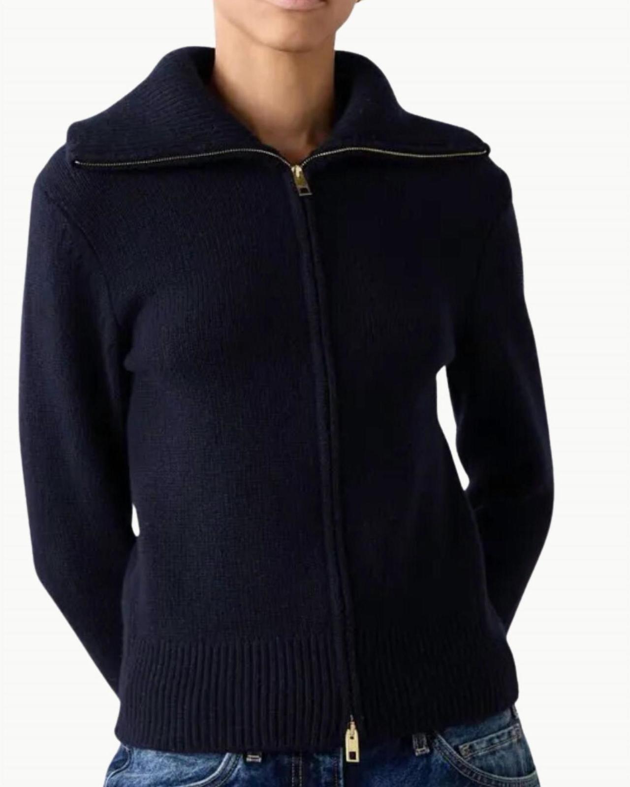 Nili Lotan Sarai Two-Way Zip Cardigan Size XS - $714.78