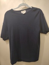 Adolfo Collection Womens Blue T Shirt Size Large - £4.71 GBP