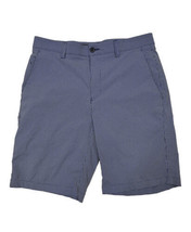 PGA Tour Men Size 32 (Measure 31x9) Blue Micro Check Golf Shorts - $9.90