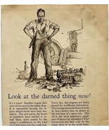 1925 Pennsylvania Crude Oil (Pennzoil) XL Advertisement 12.5 x 5.25 Ephe... - €25,61 EUR