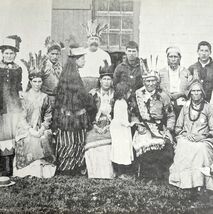 1970 Maine Penobscot Native Americans Photo Print Vintage c1950 Chief El... - $12.90