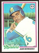 Seattle Mariners Juan Bernhardt 1978 Topps # 698 VG/EX - £0.39 GBP