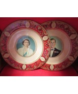 Tin Plates Queen Elizabeth and the Duke of Edimburg ^^^ - $47.52 CAD