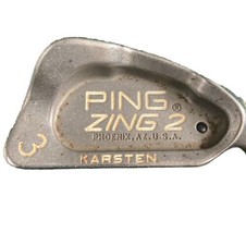 Ping Zing 3 Iron Black Dot RH JZ Stiff Steel 38.5&quot; Good Factory Grip Sin... - $39.95